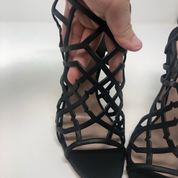NOUR JENSEN Black Strappy Heels size 40 - Picture 10 of 10